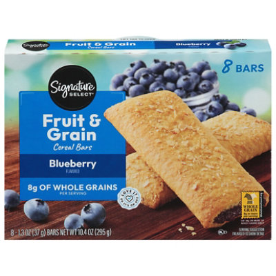 Signature SELECT Cereal Bars Fruit & Grain Blueberry - 8-1.3 Oz - Image 3