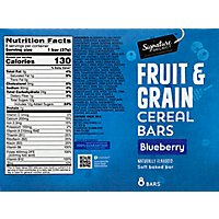 Signature SELECT Cereal Bars Fruit & Grain Blueberry - 8-1.3 Oz - Image 3
