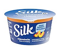 Silk Yogurt Alternative Dairy Free Almondmilk Peach - 5.3 Oz