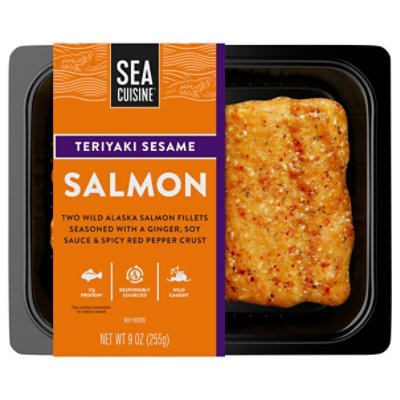 Sea Cuisine Teriyaki Sesame Salmon - 9 Oz - Image 5