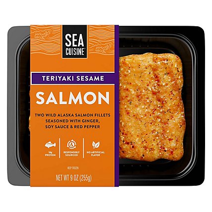 Sea Cuisine Pan Sear Teriyaki Sesame Salmon - 9 Oz - Image 1