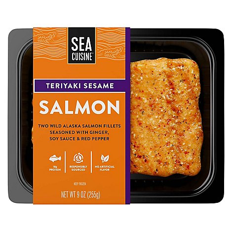 Sea Cuisine Pan Sear Teriyaki Sesame Salmon - 9 Oz