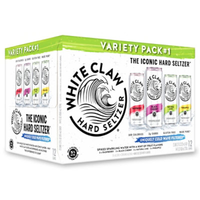 White Claw Hard Seltzer Variety Pack - 12-12 Fl. Oz. - Image 1