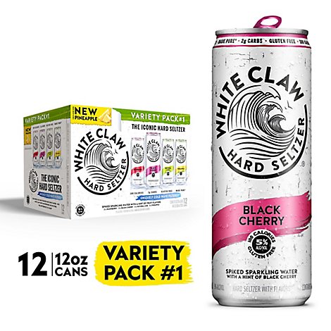 White Claw Hard Seltzer Variety Pack - 12-12 Fl. Oz.