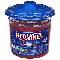 Red Vines Twists Bulk Candy Licorice Original Red Jar - 3.5 Lb - Image 1