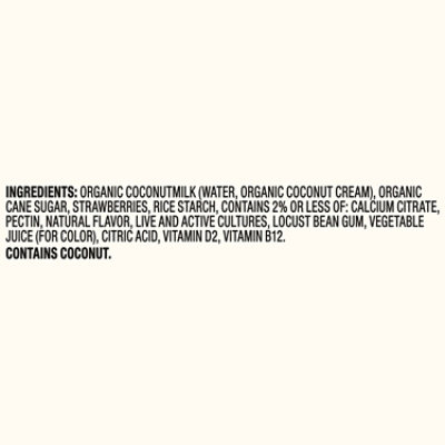So Delicious Dairy Free Strawberry Coconut Milk Yogurt Cup - 5.3 Oz - Image 4