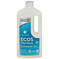ECOS Wave Dishwasher Gel Free & Clear Jug - 40 Fl. Oz. - Image 3