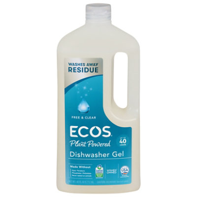 ECOS Wave Dishwasher Gel Free & Clear Jug - 40 Fl. Oz. - Image 3