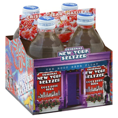 Original New York Seltzer Soda Rootbeer - 4-10 Fl. Oz.