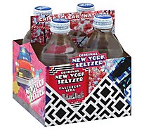 Original New York Seltzer Soda Raspberry - 4-10 Fl. Oz.