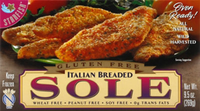 Starfish Italian Breaded Gluten Free Sole - 9.5 Oz - Image 2