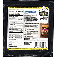 SunFed Ranch Grass Fed Beef Ground Beef Brick 80% Lean 20% Fat - 1.00 Lb - Image 6