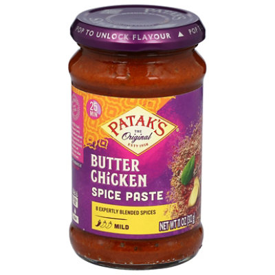 Pataks Curry Paste Concentrated For Butter Chicken Mild - 11 Oz - Image 3