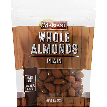 Mariani Whole Natural Snack Almonds - 8 Oz - Image 2