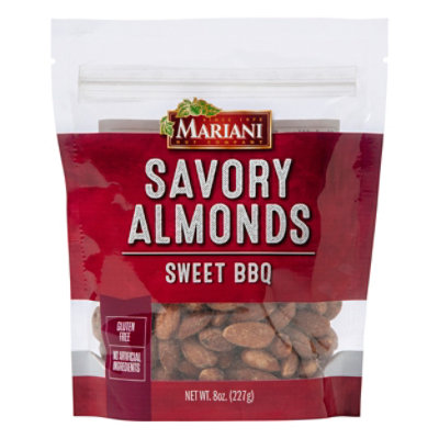 Mariani Sweet Bbq Snack Almonds - 8 Oz