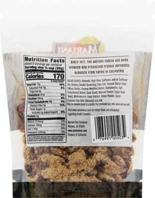 Mariani Smoked Seasoned Snack Almonds - 8 Oz - Image 6