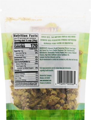 Mariani Wasabi & Soy Snack Almonds - 8 Oz - Image 6