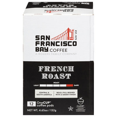 San Francisco Bay Coffee Single Serve French Roast - 12 Count - Image 1