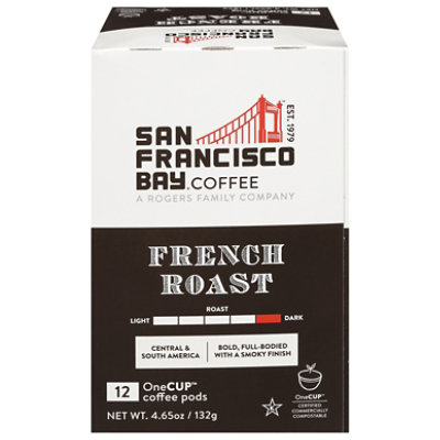San Francisco Bay Coffee Single Serve French Roast - 12 Count