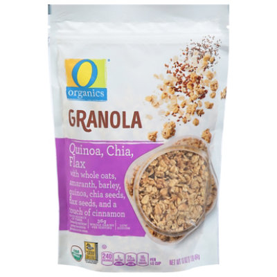 O Organics Organic Granola Chia Flax Quinoa - 16 Oz