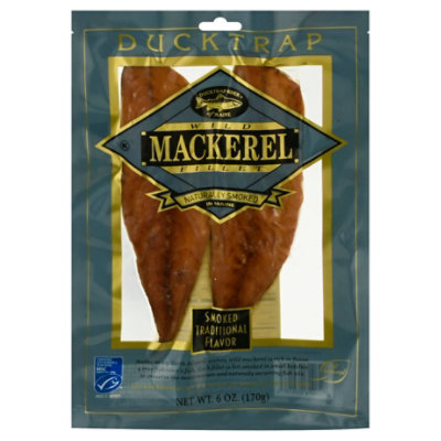 Ducktrap River Mackerel Smk Plain - 7 Oz