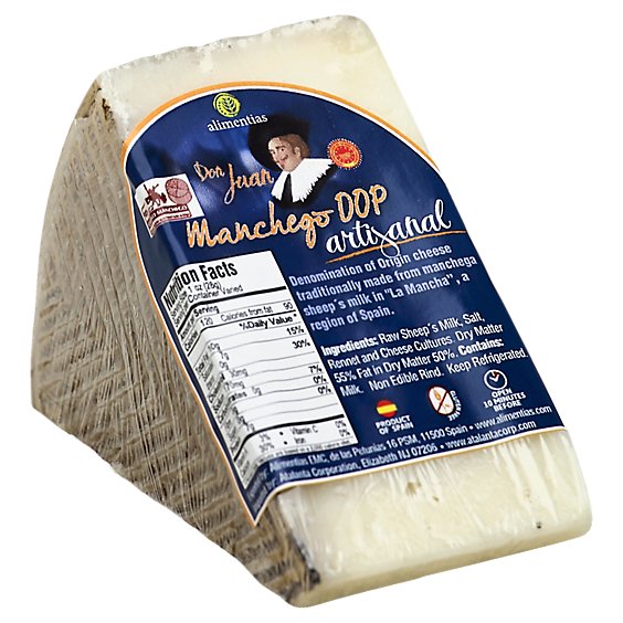 Alimentias Don Juan Manchego DOP Cheese - 8 Oz