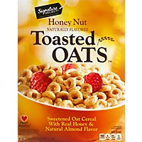 Signature SELECT Cereal Toasted Oats Honey Nut Flavored - 21.6 Oz - Image 2