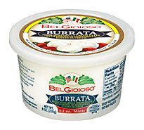 BelGioioso Fresh Mozzarella Cheese Burrata Cup 4-2oz Mini Balls - 8 Oz
