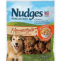 Nudges Natural Dog Treats Homestyle Made With Real Chicken Peas And Carrots - 16 Oz - Image 2
