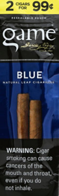 owl ear tobacco White Owl Blue Garcia Vega Natural Leaf Cigars - 2 Count