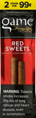 Game Red Sweet Cigarillo 2/.99 - 2 Count