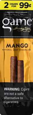 tobacco game Game Mango Cigarillo 2/.99 - 2 Count