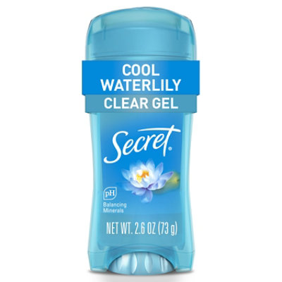Secret Fresh Clear Gel Antiperspirant and Deodorant Waterlily Scent - 2.6 Oz - Image 1