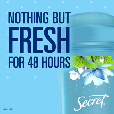 Secret Fresh Clear Gel Antiperspirant and Deodorant Waterlily Scent - 2.6 Oz - Image 2