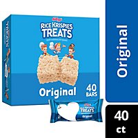 Rice Krispies Kids Snacks Treats Crispy Marshmallow Squares 40 Count - 31.2 Oz - Image 2