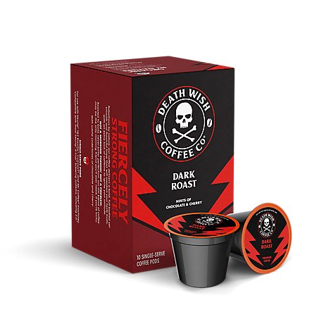 Death Wish Coffee Co. Coffee Death Cups Single Serve Cups - 10-0.42 Oz