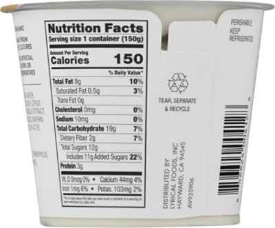 Kiteh Yogurt Vanilla - 5.30 Oz - Image 6