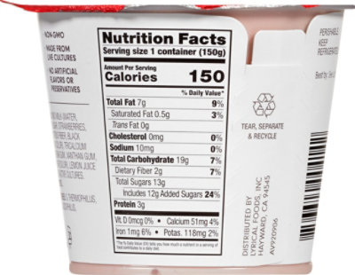 Kiteh Yogurt Strawberry - 5.30 Oz - Image 6