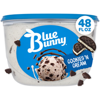 Blue Bunny Premium Cookies And Cream Frozen Dessert - 48 Fl. Oz. - Image 2