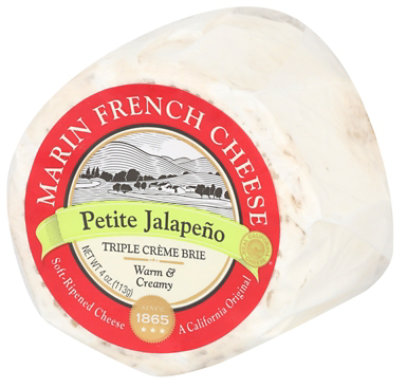Marin French Petit Brie Jalapeno - 4 Oz - Image 4