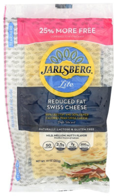 Jarlsberg Cheese Lite Bns Pk - 10 Oz - Image 1