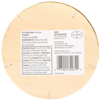 Camembert Chatelain - 8 Oz - Image 2