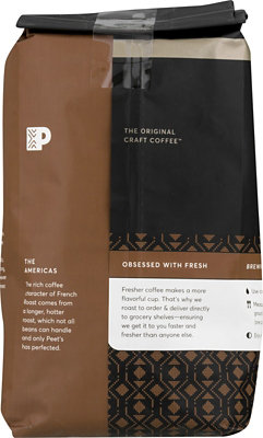 Peets Coffee Coffee Whole Bean Deep Roast French Roast - 20 Oz - Image 2