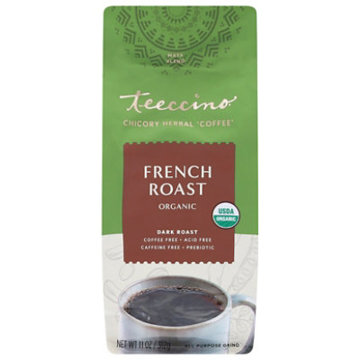 Teeccino Herbal Coffee Organic Caffeine-Free All-Purpose Grind