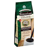Teeccino Herbal Coffee Organic Caffeine-Free All-Purpose Grind Dark Roast French Roast - 11 Oz - Image 1