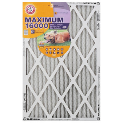 ARM & HAMMER Air Filter Maximum Allergen 16000 16 x 25 x 1 - Each - Image 3