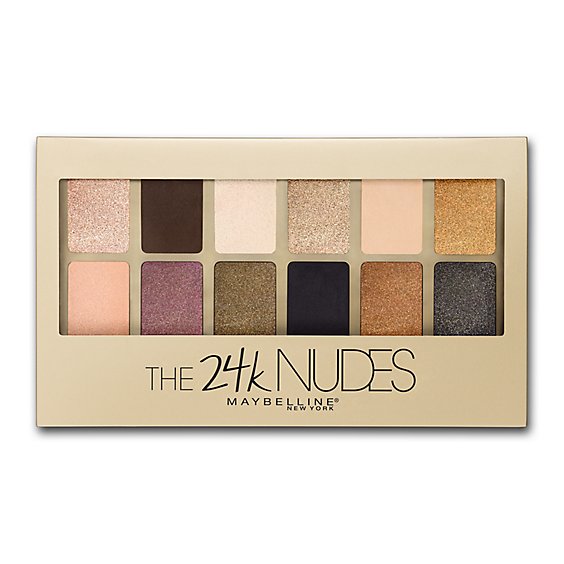 Maybe Nudes Shadow Palette Gold - 24 Count