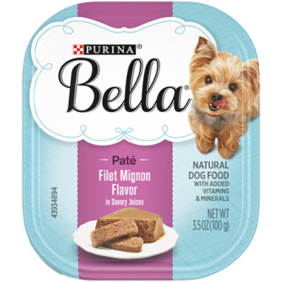 Purina Bella Savory Juices Filet Mignon Flavor Wet Dog Food - 3.5 Oz