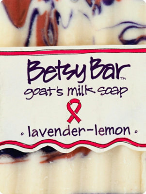 Betsy Bar Goats Milk Soap Lavender Lemon - 3 Oz - Image 2