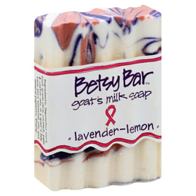 Betsy Bar Goats Milk Soap Lavender Lemon - 3 Oz - Image 1